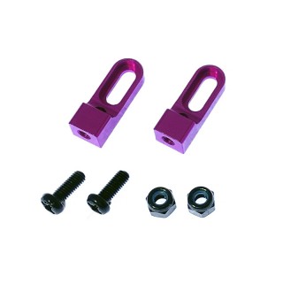 アルミ軽量サーボステー&ベルトテンショナー(ピンク) [SGE-07PK]]