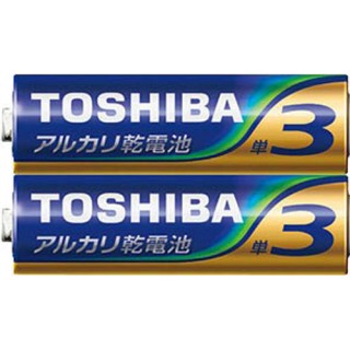 東芝 アルカリ乾電池 単3形 2P [LR6L]]