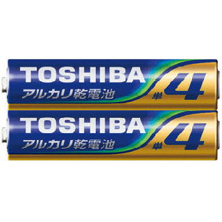 東芝 アルカリ単四形電池 2P [LR03L]]