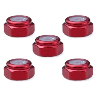 アルミ薄型ナイロンナット 2mm(レッド) 5個入 [SGE-02UR]]