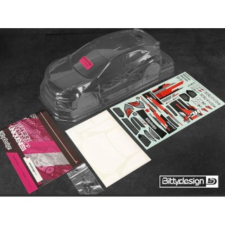 Bittydesign HC-F クリヤーボディ 1/10 190mm FWD ライトウェイト [BDFWD-190HCF]]