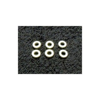 3×6×2.0mm アルミスペーサー 内径3Φ 6枚入 [M-SP36020A]]