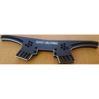 Re-R HYBRID用 6mmアルミリアダンパーステー Ver.4 ブラック [TS-429]]