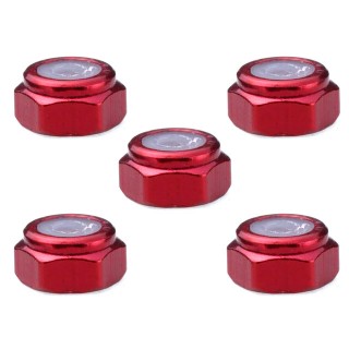 アルミナイロンナット 2mm (レッド) 5個入 [SGE-02R]]