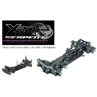 1/10 電動 ツーリングカーキット Medius X20MID アルミシャーシ仕様 [40034#]]