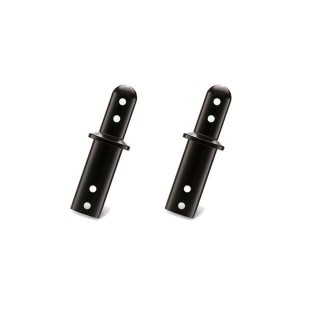 6mmアルミボディマウントキャップ S(ブラック) 30L 2本入 [TGE-130BK]]