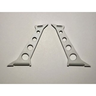 ハイマウントウイングステーHMS40 マットシルバー [PA114-S]]