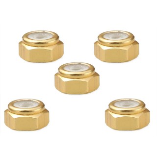 アルミ薄型ナイロンナット 2mm(ゴールド) 5個入 [SGE-02UG]]
