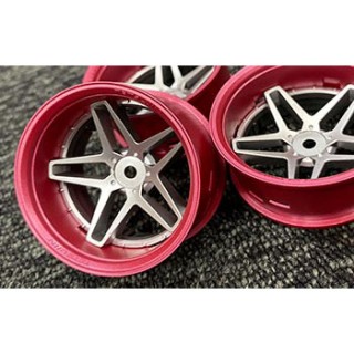 SUPER RIM_SET(Southern Cross_シルバー×RIM-01_パッションピンク) 2個入り [TT-7671]]