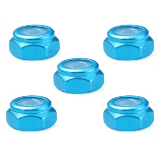 アルミ薄型ナイロンナット 2mm(タミヤブルー) 5個入 [SGE-02UTB]]