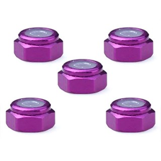 アルミナイロンナット 2mm (パープル) 5個入 [SGE-02P]]