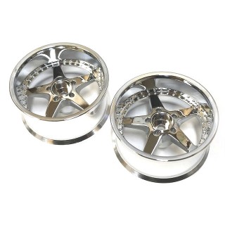 WORK EQUIP スーパーハイトラクションタイプ offset 6 クローム 2個入 [LWS-0106C]]