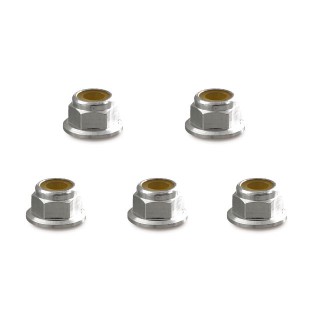 アルミフランジナイロンナット 3mm(シルバー) 5個入 [SGE-03FS]]