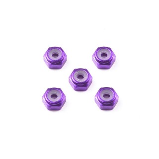 2mmアルミロックナット(パープル 5個) [95555]]