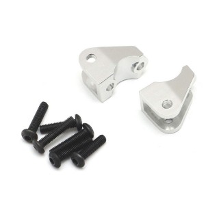 アルミロアサスペンションリンクマウント シルバー 2pc(CC-02用) [TRC/1086010S]]