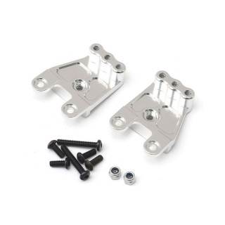 アルミフロント&リアショックタワー シルバー 2pc(CC-02用) [TRC/1086008S]]