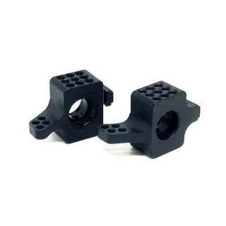 GRKリアAアーム用アルミナックルセット ブラック [R31S307BK]]