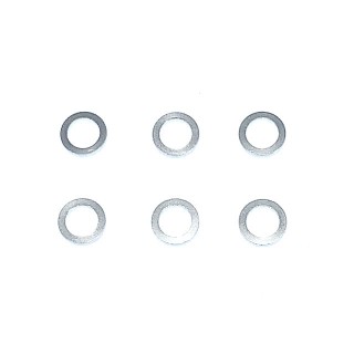 M4アルミカラー3.0t シルバー(内径4mm×外径6mm×厚3mm) 6個入 [SGE-130S]]