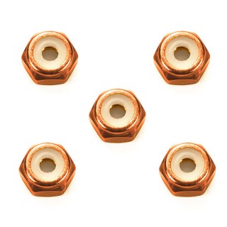2mmアルミロックナット(オレンジ5個) [95556]]