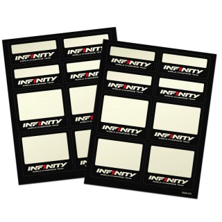 INFINITY ラベルシール(2シート) [A0069]]