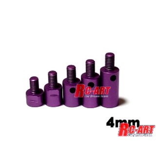 4mm エクステンションスペーサー アルミ パープル [ART2496]]