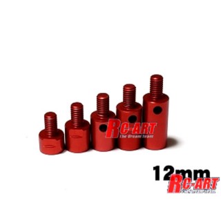 12mm エクステンションスペーサー アルミ レッド [ART2522]]