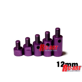 12mm エクステンションスペーサー アルミ パープル [ART2524]]