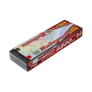 IMPACT Silicon Graphene Super LCG FD4 Li-Po Battery 5800mAh/7.4V 130C Flat Hard Case [MLSG-SLCG5800]]