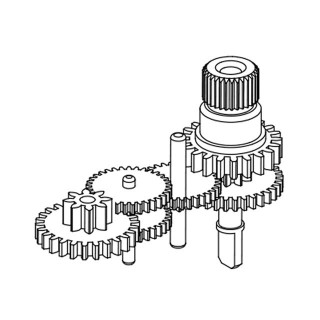 サーボギアセット(M2) [OSHM2075]]