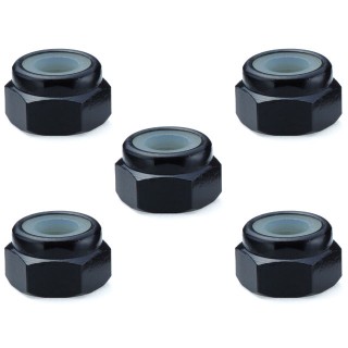 アルミナイロンナット 4mm(ブラック) 5個入 [SGE-04BK]]