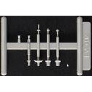 屋上機器パーツ(アンテナ・軟質材・4個入り) [8080]]