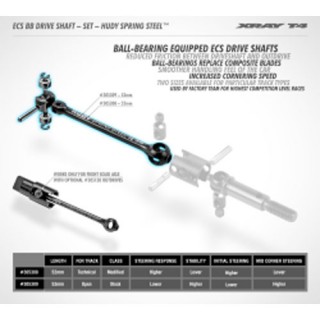 ECS BB ドライブシャフトセット(1pc/53mm) [305309#]]