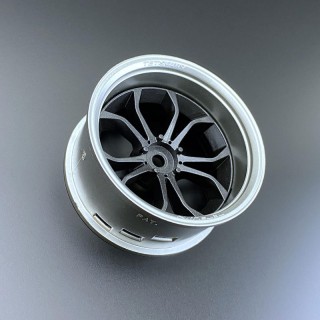 SUPER RIM_SET(Deep-SPIDER_ガンメタリック×RIM01_アルミシルバー) 2個入り [TT-7774]]