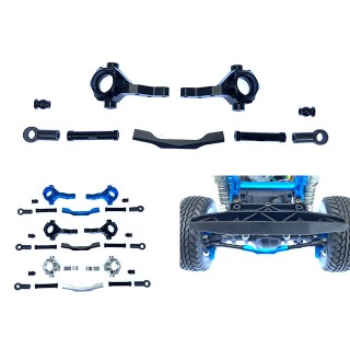 アルミナックル&STロッドセット(ブラック) タミヤCC-02用 [SCC-35SBK]]