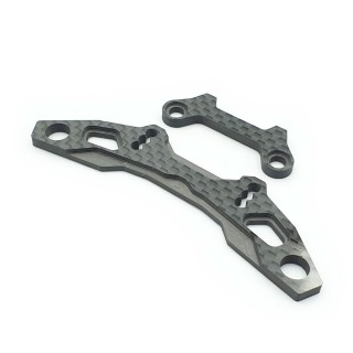 GeoCarbon ストッパー付きバンパープレート(XRAY T4'20) [RCM-T420-CBP]]