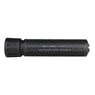 5KU KAC DQC Type Airsoft Suppressor(-14MM) BK [5KU-205-B]]