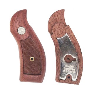 +Weight ラウンドタイプ・ウォールナット・チェッカーグリップ [TNK-00942]]