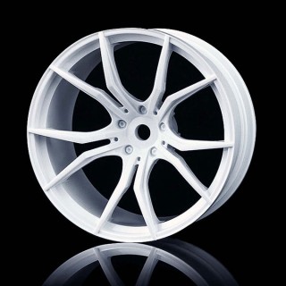 FXホイール +8 ホワイト 4pcs(ナット/テープ付) [102049W]]