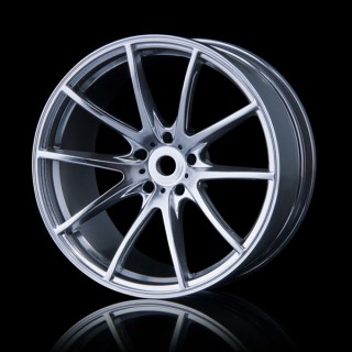 G25ホイール +3 フラットシルバー 4pcs(ナット/テープ付) [102051FS]]