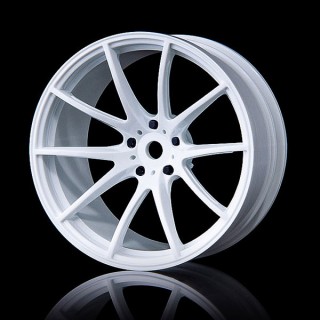 G25ホイール +5 ホワイト 4pcs(ナット/テープ付) [102052W]]