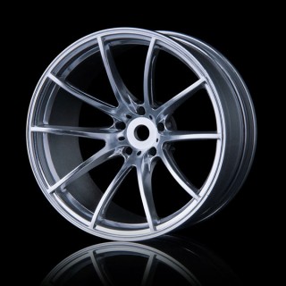 G25ホイール +8 フラットシルバー 4pcs(ナット/テープ付) [102053FS]]