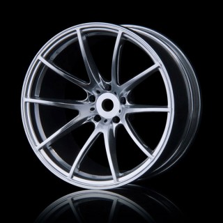 G25ホイール +5 フラットシルバー 4pcs(ナット付) [832038FS]]