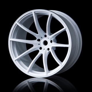 G25ホイール +8 ホワイト 4pcs(ナット/テープ付) [832039W]]