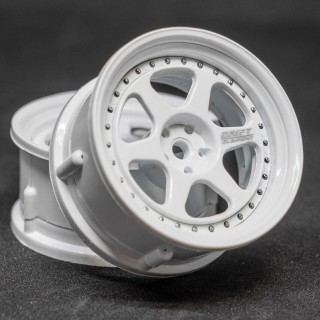 Drift Element II 3Pオフセット可変式ホイール(Tri White / Silver Rivets) [DE-203]]