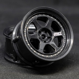 Drift Element II 3Pオフセット可変式ホイール(Tri Black / Silver Rivets) [DE-206]]