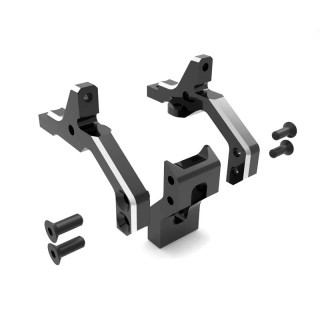 YD2リアルグレードシャーシ用フロントバルクヘッド(ブラック) [AD-YD2FB-BK]]