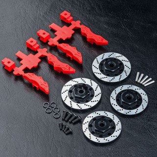 アルミホイールハブ 6mm ブレーキディスク型 [210143]]