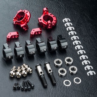 ATKアルミアップライトセット 2WD レッド [820123R]]