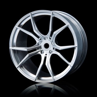 FXホイール +3 フラットシルバー 4pcs(ナット付) [832033FS]