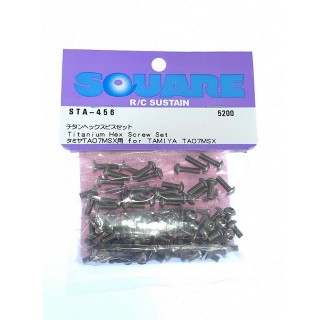 チタンヘックスビスセット(タミヤTA07MSX用) [STA-456]]